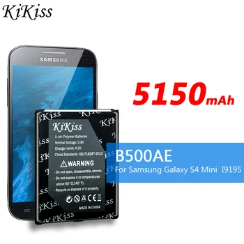 KiKiss B500BE Baterie Pentru Samsung GALAXY S4 Mini GT - I9190 I9192 I9195 I9198 S4Mini 3pins B500AE Înlocuirea Bateriei Telefonului