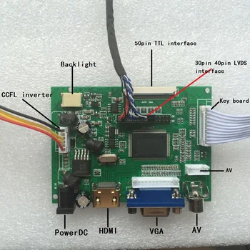Kit de Lucru pentru LP140WH4 1366x768 Controler de Bord panoul de Ecran VGA AV monitor driver display LED compatibil HDMI 2AV telecomanda LCD