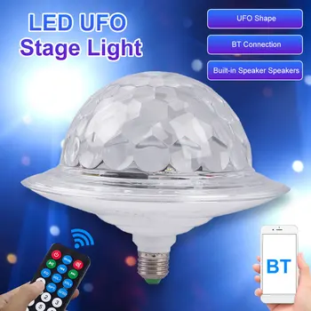 LED-uri Colorate Muzica Disco Etapă Nightlights E27 Bec Magic Ball Lampa Smart Bluetooth Speaker Music Lumina Plafon pentru KTV Decor