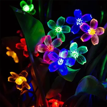 LED-uri de Nunta de Decorare Ghirlandă de Flori în Camera Petrecere de Vacanță Decorative 3/6/10M Șir de Lumini cu Baterii de Crăciun Zână Lampa
