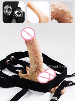 Lesbiene Complet Moale de Silicon Solid Extender Penis Strap On Vibrator pentru bărbați Gol Extensie a Penisului femeia patrunde barbatul Penis artificial cu centuri de tip Ham