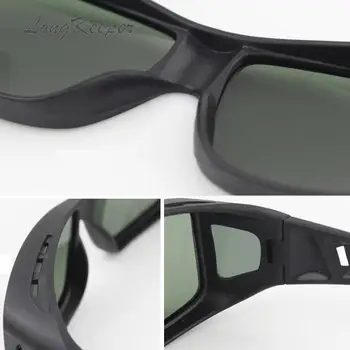 LongKeeper 2021 Polarizate Vânt nisip ochelari de Soare Barbati PC cadru UV400 Femei de sport în aer liber Ochelari de Soare ochelari Negri acoperă