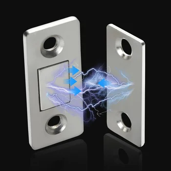 Magnetic puternic Cabinet Prinde Set Ușă de Metal se Oprește Ascunsă Aproape cu Șurub Autocolant Accesorii de Mobilier mai Aproape de Usa Magnetic