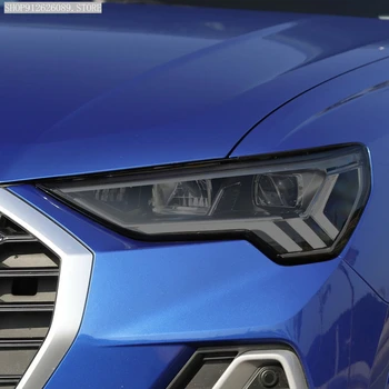 Masina Faruri Folie de Protecție Stop Fumat Tentă Neagră Folie de Vinil Transparent TPU Autocolant Pentru Audi Q3 RSQ3 F3 2019 2020 2021