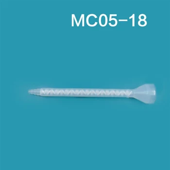 MC05-18 Epoxidice Plastic Mixer Mingea Gura Dozator Adezive lipici AB Vârf pentru Amestecare Mixer Static Duza Pentru Adeziv de Unică folosință