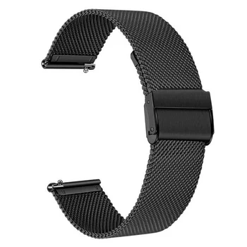 Milanese Curea pentru Fosili Gen 4 Q-Venture HR / Gen 3 Q Risc Smartwatch 18mm Metal trupa încheietura mâinii pentru LG stil de ceas bandă de oțel