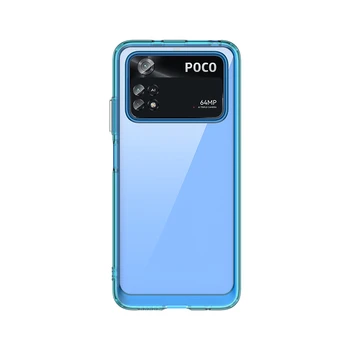 Moale Transparent Caz Pentru Xiaomi Poco M4 Pro 4G Caz Silicon Anti-knock Culoare Capac Spate Pentru Poco M4 Pro Caz Pentru Poco M4 Pro 4G