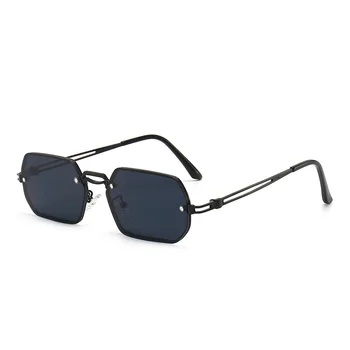 Moda Poligonale Dreptunghi ochelari de Soare pentru Femei Ochelari Retro ochelari de soare Barbati Designer de Lux Ochelari de Soare UV400 Sticlă Gradient de Nuante