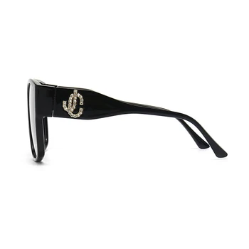 Moda Vintage Square ochelari de Soare pentru Femei Brand de Lux de Designer Populare Diamant Mare Cadru Ochelari de Soare Ochi de Pisica de Călătorie Nuante UV400