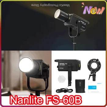 Nanguang Nanlite FS-60B 60W lumina Reflectoarelor Umple Video cu Led-uri Lumina 2700K-6500K Aplicație de Control Bowens de Montare Pentru Fotografiere Studio Video de pe Live