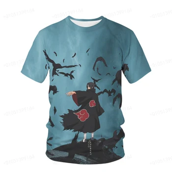 Naruto Temperatura Trece Panoul Caracter Chinezesc de Luptă T-shirt Barbati Casual T-shirt Părinte Copil Băieților Sport T-shirt Topp