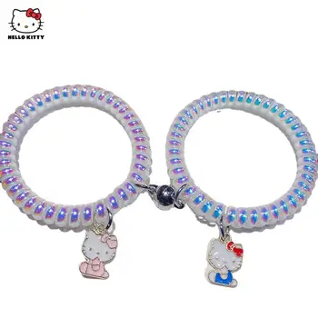 Noi Kawaii Linie Telefonică Bratara Cinnamoroll Magnet Bratara Student Inel de Păr Bijuterii Fete Bratara Hello Kitty-Jucarii pentru