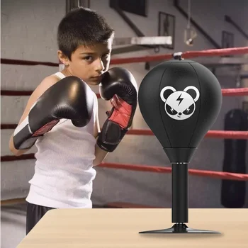 Noi MMA Gloves PU Sac de box Mănuși de Box Desktop Negru Box Decompresie Copii Adulți Desktop Box Mingea