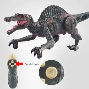 Noua Telecomanda Dinozaur Jucărie Reîncărcabilă Realist RC de Mers pe jos Dinozaur Jucărie cu Lumină și Sunet Hohotitor Electric Dinozaur