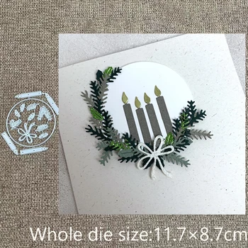Noul Design Craft din Metal stencil mucegai Moare de Tăiere de Crăciun frunze decor album mor reduceri Album Carte de Hârtie Ambarcațiuni Relief
