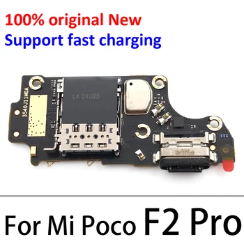Noul USB Port de Încărcare Părți Dock Conector de Încărcare de Bord Cablu Flex Cu Microfon Înlocuitor Pentru Xiaomi Mi Poco F2 Pro