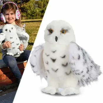 Noul Wizard Snowy Owl Jucărie de Pluș Umplute de Animale Hedwig Potter bufnita Noi de Vânzare Fierbinte