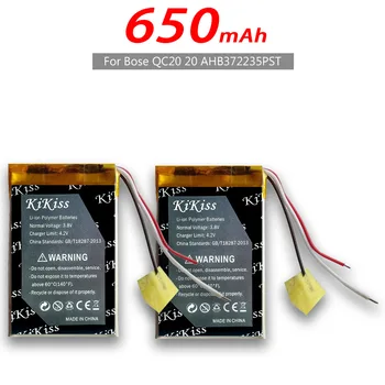 Original 650mAh KiKiss Baterie pentru dvr, GPS, mp3 auto pentru dvr PR-452035 pentru Bose QC20 QuietComfort 20 AHB372235PST Bateria