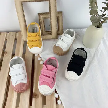 Pantofi pentru copii de Primavara 2022 Nou Fund Moale Interior Casual Pantofi de Modă de Culoare Solidă Plat Pantofi pentru Copii Pantofi de Mers pe jos