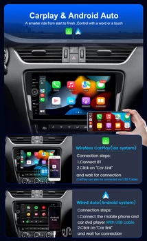 Pentru Toyota Fortuner 2 2016 2017 2018 2019 2020 Radio Auto Multimedia Player Video de Navigare GPS Android Split Screen 2din
