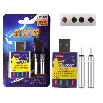 Pescuit Float Baterie CR425 Electronice Incarcator USB baterie Reincarcabila Pentru Pescuit de Noapte Glow Stick Plutește-Glow Stick Incarcator