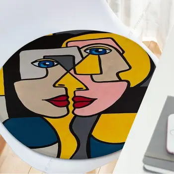 Picasso Arta Abstractă Lega Coarda Scaun Pad Terasă Casă de Bucătărie Scaun de Birou Scaun pernite Scaun Canapea 40x40cm Scaun Saltea Pad