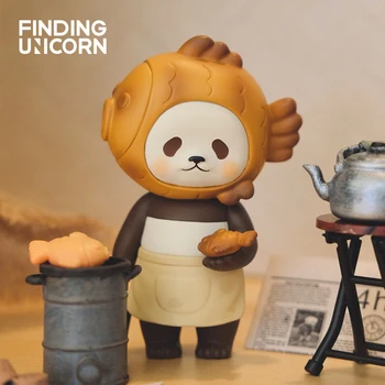 Planeta Urs Mini Panda Noi Orb Caseta De Jucărie Figura Valul Juca Produse Periferice Cadou De Ziua Papusa Decora Jucării Model