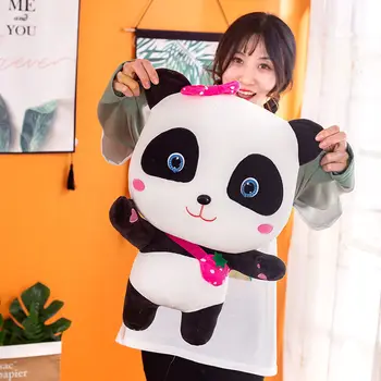 Pluș BabyBus Kawaii Panda Jucărie de Pluș pentru Copilul Umplute Cadou Copil Regalos Miraculoase Infantil Menina Drăguț Perna Decor Moale