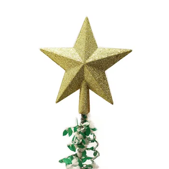 Pomul de crăciun de Top Stele Sclipici Ornamente de Crăciun Petrecere de Anul Nou Copac Decor Crăciun Fericit 5-20cm Natal Decor Acasă