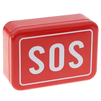 Portabil SOS Tin Medicina Pastila de Stocare de Caz Capacul Recipientului Pentru Supraviețuire în aer liber de Viteze Kituri Set de Prim Ajutor Cutie Trusa de Prim-ajutor