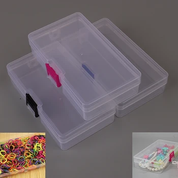 Practic Componentă Șurub de Bijuterii Cutie de Depozitare Transparente Toolbox Recipient de Plastic Cutie pentru Instrumente Caz Șurub de Cusut PP Cutii