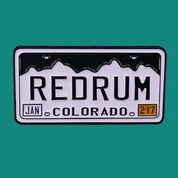 Redrum Colorado Email Ace De Brosa Colectarea De Înmatriculare Rever Insigne Bărbați Femei Moda Bijuterii Cadouri Împodobesc Rucsac Guler