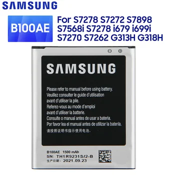 SAMSUNG Original Baterie Pentru Galaxy Ace 3 4 Neo S7278 S7272 S7898 S7568i S7278 i679 i699i S7270 S7262 G313H G318H B100AE B100AC