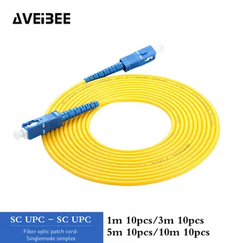 SC UPC a, UPC Single-mode Fibra Optica Cablu Patch SM 2.0 mm, 3.0 mm 9/125um FTTH Fibre Patch Cord Fibra Optica Jumper 3m 5m 10m