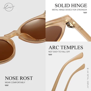 SUNT Nouă Femei Polarizate coreeană de Moda ochelari de Soare Barbati Mici, Rotunde Cadru de Conducere Retro în aer liber Ochelari de Design de Brand UV400 oculos