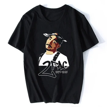 Tupac Toți Ochii Pe Mine Hip-Hop Rap 2Pac Mens Negru T-shirt Rece Amuzant Tricou Barbati/Femei de Bumbac Respirabil Hipster Topuri