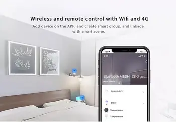 Tuya Inteligent Gateway Wireless Bluetooth-compatibil Gateway Sistem Inteligent de Control Acasă Prin intermediul Smartlife Wok Cu Alexa de Start Google