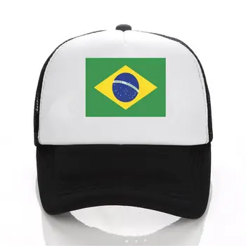 Unisex Capac De Golf Tata Pălărie Brazilia Flag Flag Brazilia Baseball Cap Reglabil Protecție Solară Snap Capac Șapcă De Baseball