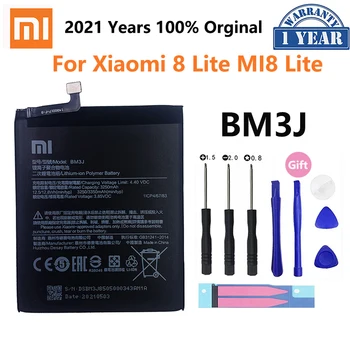 Xiao Km Original, Bateria Telefonului BM3J Pentru Xiaomi 8 Lite MI8 Lite de Mare Capacitate Baterie de schimb 3350mAh Cu Instrumente Gratuite