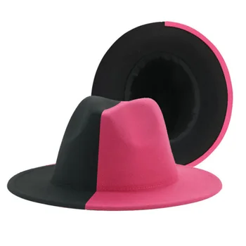 Zuxi Pălării Pentru Bărbați, Femei Mozaic Fedoras Alb Negru Pălărie Nouă Pălărie de Lux Nuevos sombrero de hombre y mujer